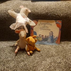 Angelina and the Princess Hardcover book with characters from the story!